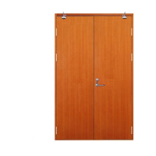 Design de porta de banheiro com classificação de madeira sólida com padrão BS